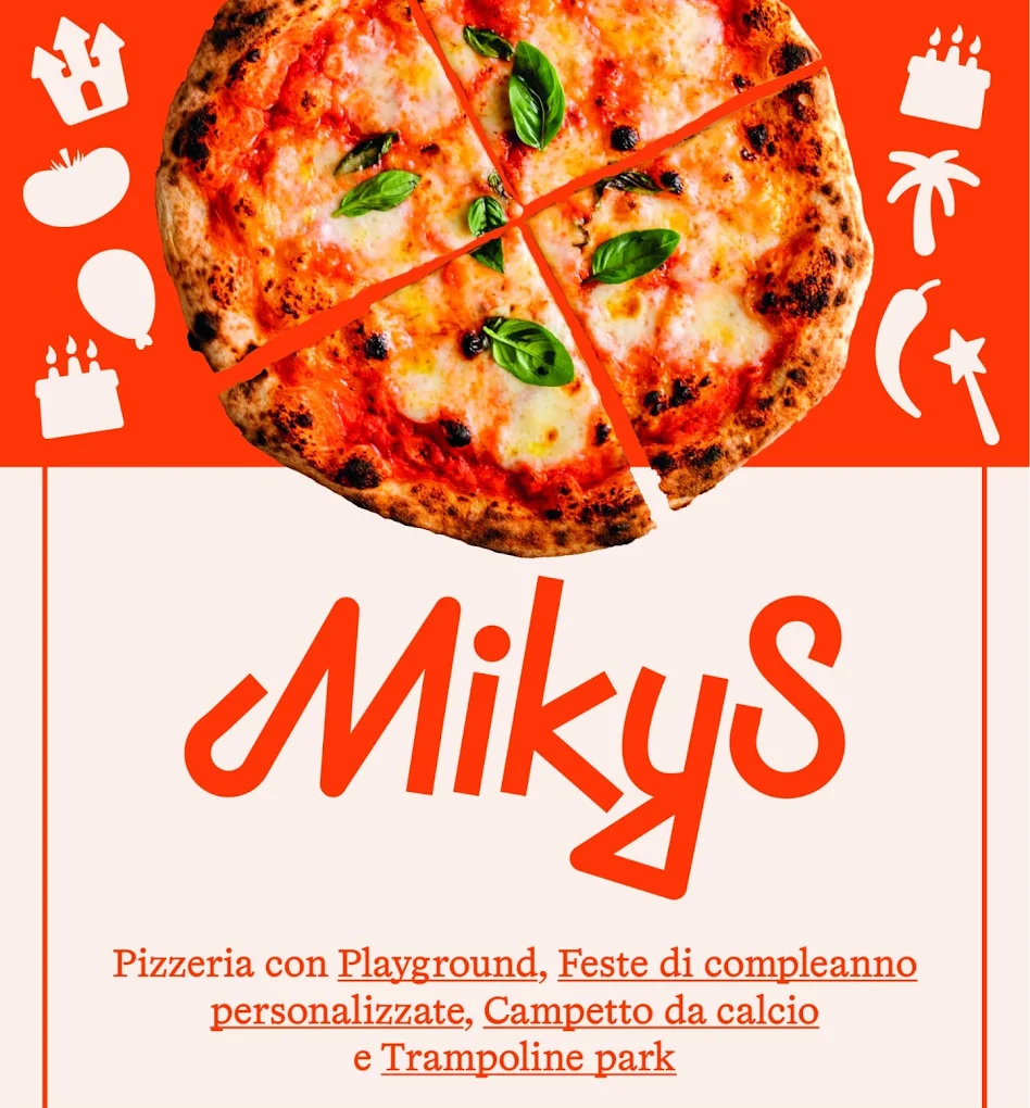 Pizza margherita al piatto da MikyS, pizzeria con playground a Flero (BS)